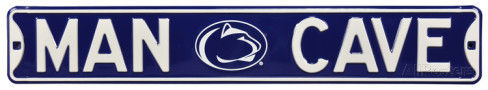 Penn State Nittany Lions 6" x 36" Man Cave Steel Street Sign