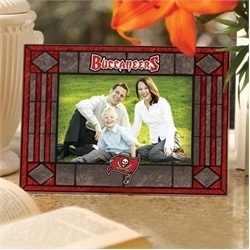 Tampa Bay Buccaneers Art Glass Picture Frame