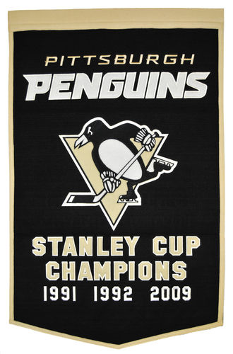 Pittsburgh Penguins Wool 24" x 36" Dynasty Banner