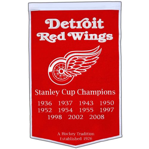 Detroit Red Wings Wool 24" x 36" Dynasty Banner