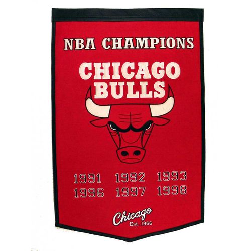 Chicago Bulls Wool 24" x 36" Dynasty Banner