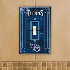Tennessee Titans Art Glass Switch Plate