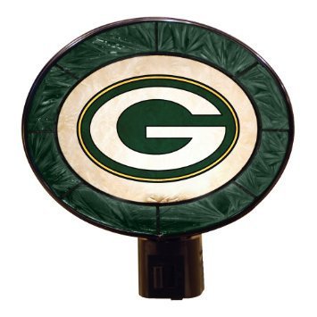 Green Bay Packers Art Glass Nightlight