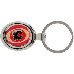 Calgary Flames Deluxe Key Ring