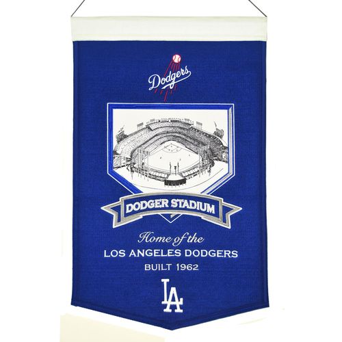Los Angeles Dodgers Stadium Wool 15" x 20" Commemorative Banner