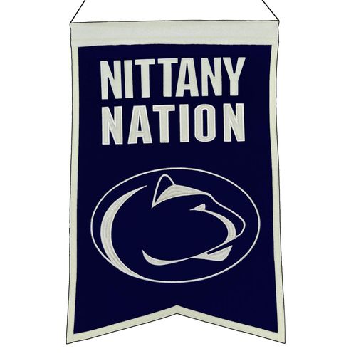 Penn State Nittany Lions Wool 14" x 22" Nations Banner