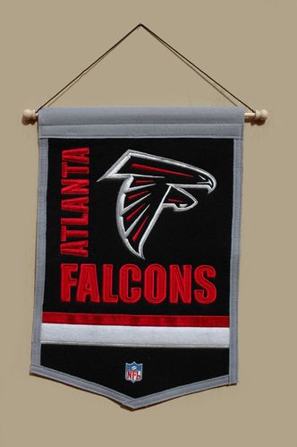 Atlanta Falcons Wool 18" x 12" Traditions Banner