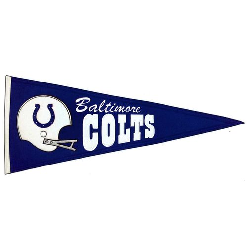 Baltimore Colts Wool 32" x 13" Traditions Pennant