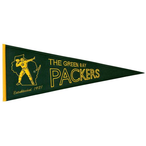 Green Bay Packers Wool 32" x 13" Traditions Pennant