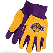 LA Lakers Utility Gloves