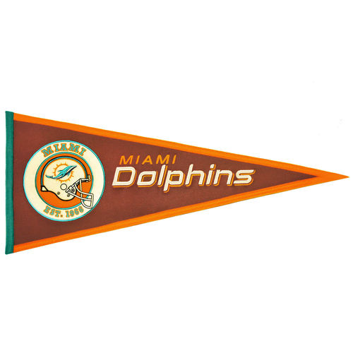 Miami Dolphins 32" X 13" Pigskin Pennant