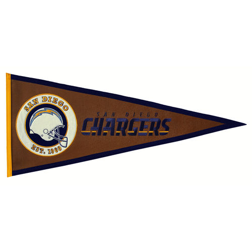 San Diego Chargers 32" X 13" Pigskin Pennant