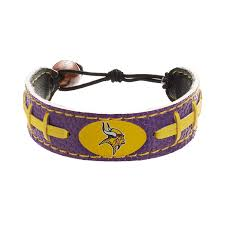 Minnesota Vikings Game Day Leather Bracelet