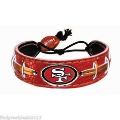 San Francisco 49ers Game Day Leather Bracelets