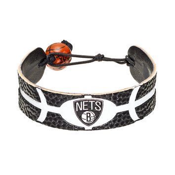 Brooklyn Nets Game Day Leather Bracelet
