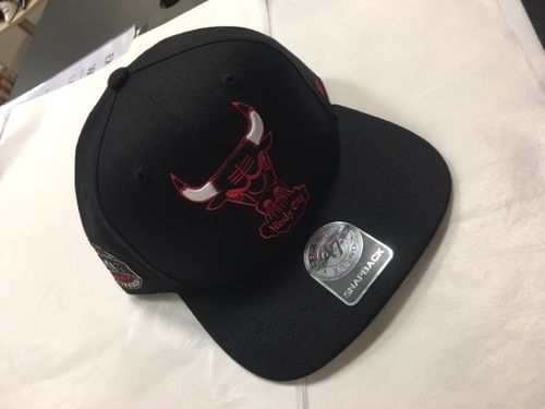 Chicago Bulls All Black "Windy City" 47 Brand Snapback Hat