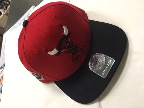 Chicago Bulls Red & Black "Windy City" 47 Brand Snapback Hat