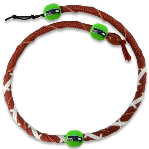 Seattle Seahawks Classic NFL Spiral Football Necklace