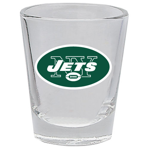 NEW YORK JETS 2OZ. BOTTOMS UP COLLECTOR GLASS