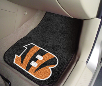 Cincinnati Bengals NFL Car Mats 2 Piece Front