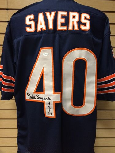 Gale Sayers Autographed Chicago Bears Jersey #40