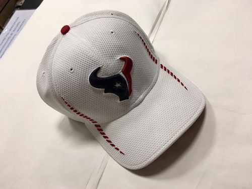 Houston Texans White Stretch Fit New Era Hat