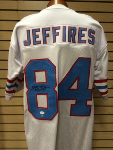 Haywood Jeffires Autographed Houston Oilers Jersey #84