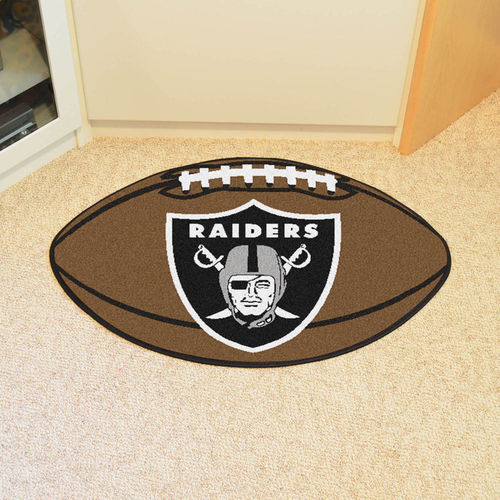 Oakland Raiders Football Floor Mat