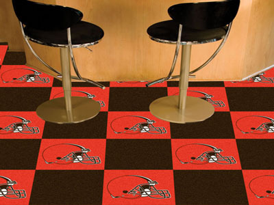 Cleveland Browns Carpet Tiles