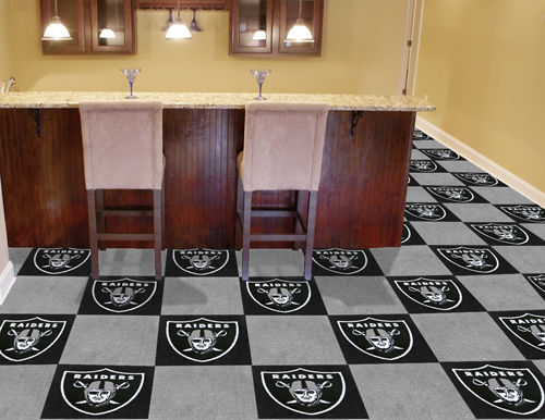 Oakland Raiders Carpet Tiles