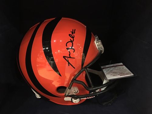 Andy Daulton Cincinnatti Bengals Autograph Helmet