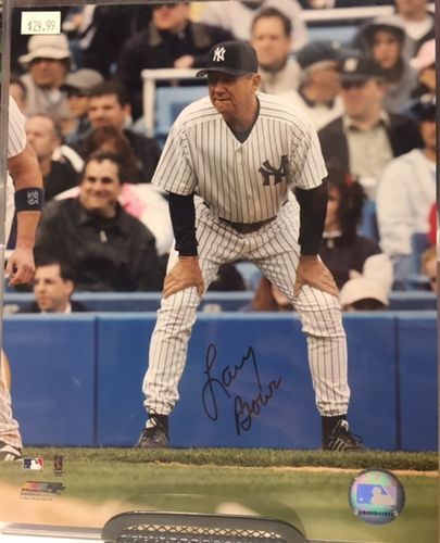 New York Yankees Larry Bowa Autograph 8x10 Photo