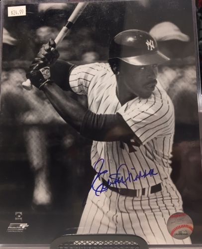 New York Yankees Elliott Maddox Autograph 8x10 Photo