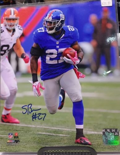 New York Giants Stevie Brown Autograph 8x10 Photo