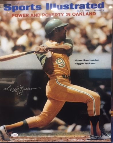 Oakland Athletics Reggie Jackson Autograph 16x20 Photo