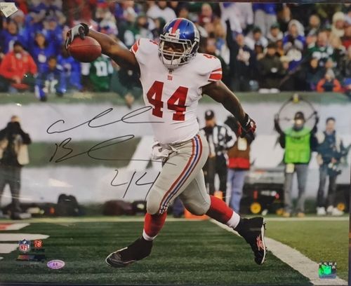 New York Giants Ahmad Bradshaw Autograph 16x20 Photo